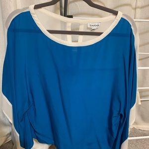 Bebe ladies blouse sz S